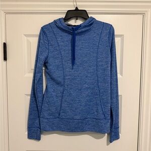 Avia Blue Heathered Pullover Hoodie